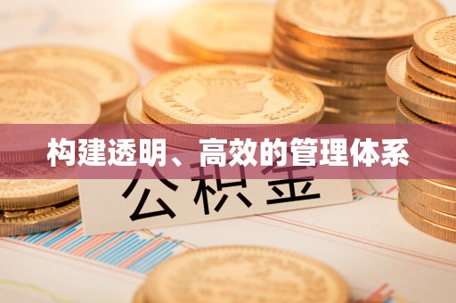 增城构建透明、高效的管理体系