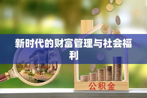 增城新时代的财富管理与社会福利
