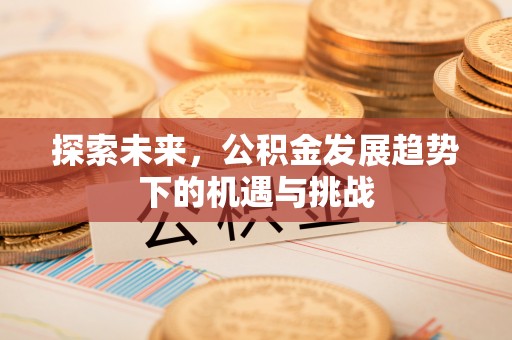 增城探索未来，公积金发展趋势下的机遇与挑战