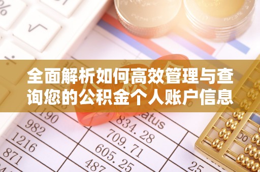 增城全面解析如何高效管理与查询您的公积金个人账户信息