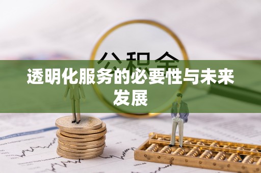 增城透明化服务的必要性与未来发展