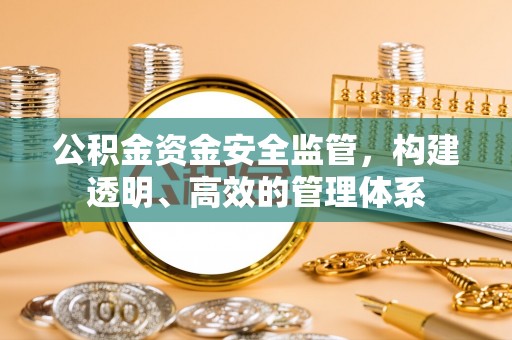 增城公积金资金安全监管，构建透明、高效的管理体系