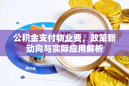 增城公积金支付物业费，政策新动向与实际应用解析